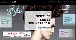 Desktop Screenshot of coiffuresuisse.ch